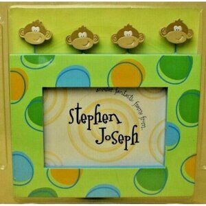 Stephen Joseph Inc. Whimsical Little Monkeys Childrens Room Photo Frame New